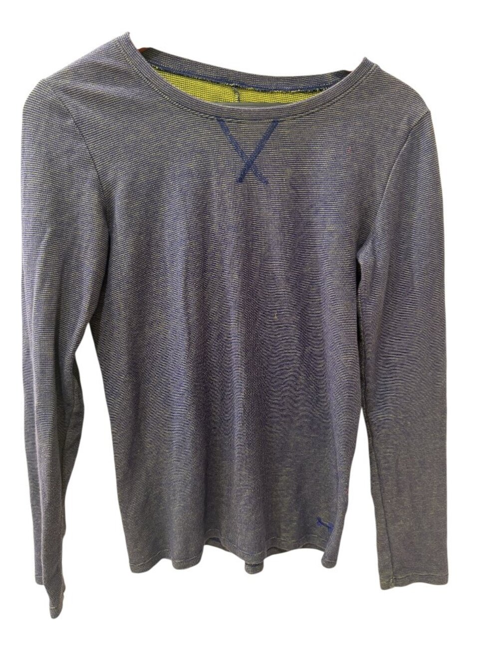 Under Armour Long Sleeve Knit Performance Tee – Blue/Yellow | Women’s S/P